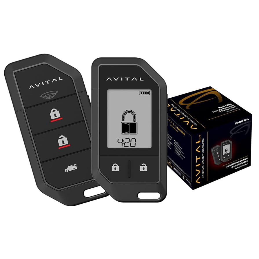 Viper 4 button remote start fob