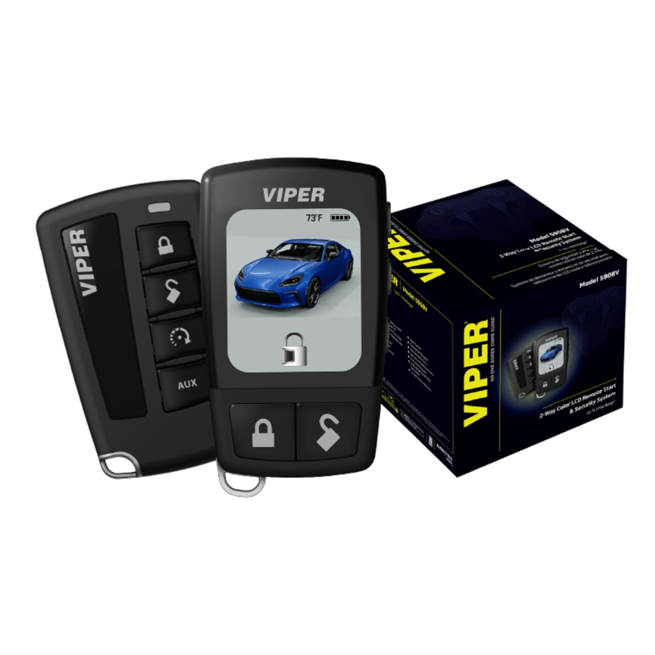 Avital 4 button remote start fob